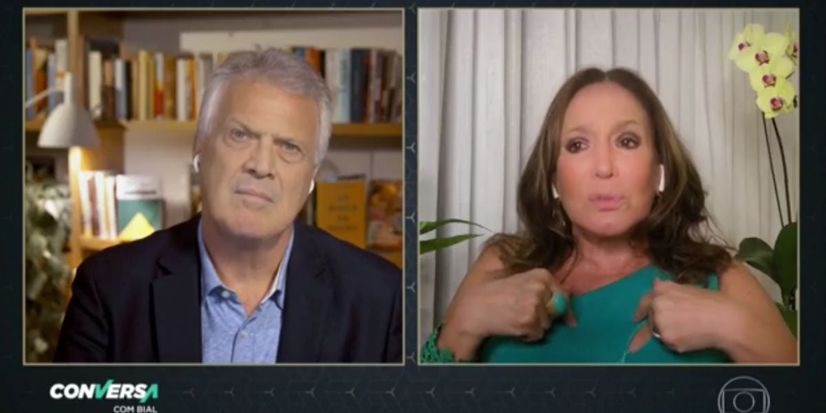 Susana Vieira durante participação no Conversa com Bial (Foto: Reprodução / Globo)