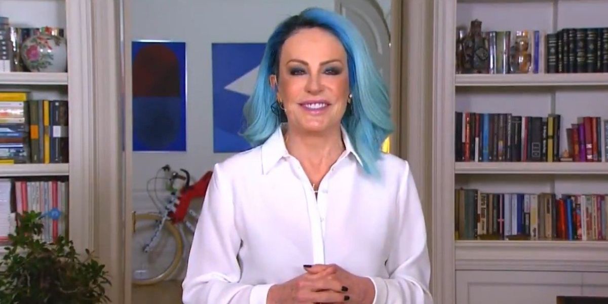 Ana Maria Braga durante o Mais Você (Foto: Reprodução / Globo)