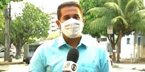 Isaac Macedo, repórter da Globo (Foto: Reprodução / Globo)