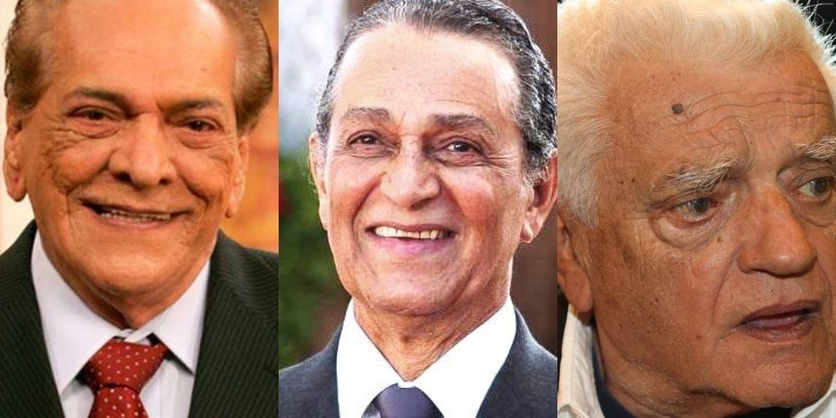 Lúcio Mauro, Nelson Xavier e Walmor Chagas são atores de A Favorita que já nos deixaram (Foto: Reprodução)