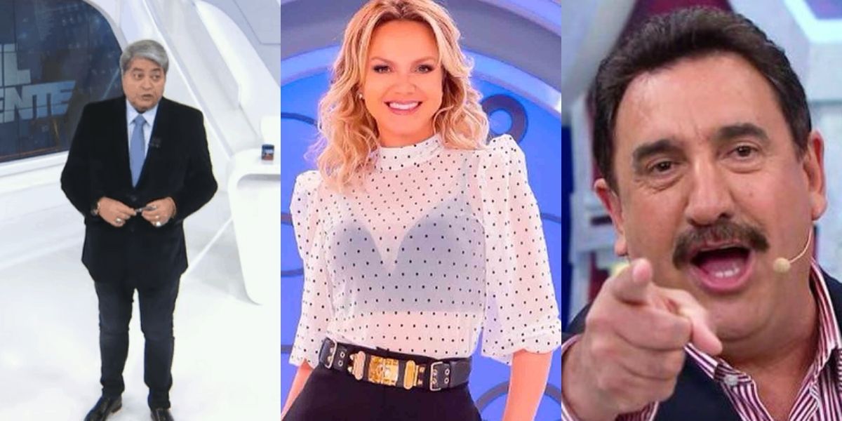 Datena, Eliana e Ratinho são apresentadores que geraram multas milionárias em sua rescisão (Foto: Reprodução)