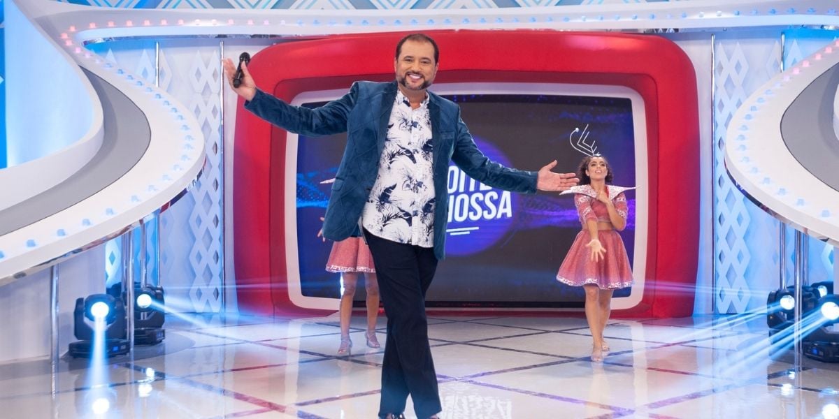 Geraldo Luís durante o novo programa, A Noite é Nossa (Foto: Antônio Chahestian)