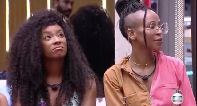 Karol Conká e Lu no Jogo da Discórdia (Foto: Reprodução)