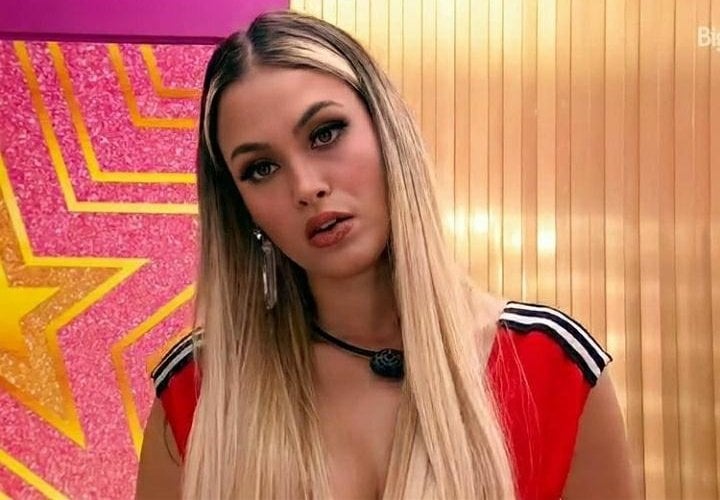 Sarah no BBB21 (Foto: Reprodução)
