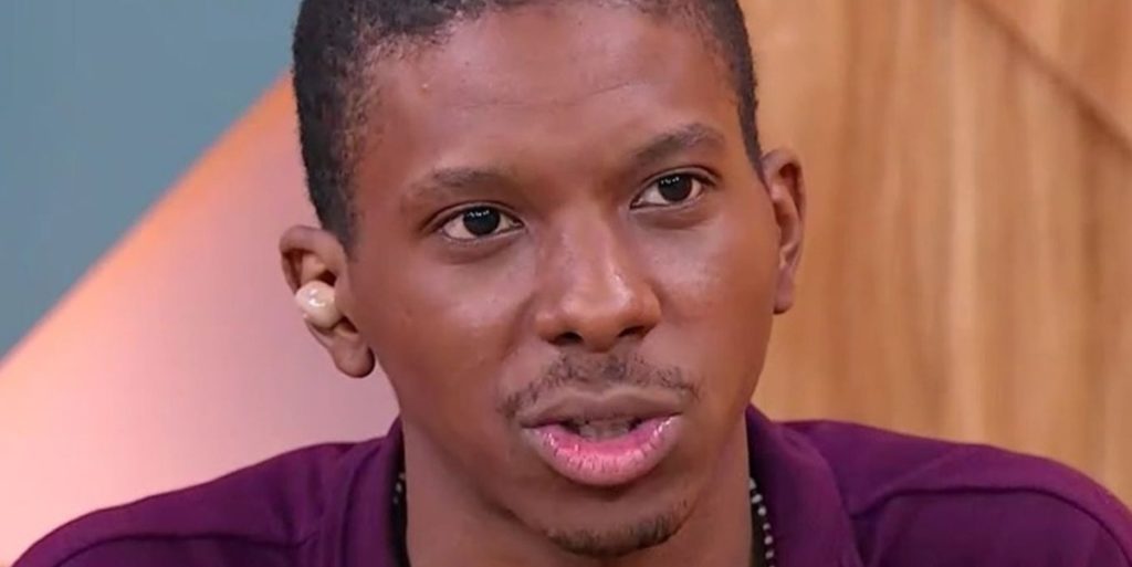 Lucas levou esporro a vivo de Fátima Bernardes no Encontro (Foto: Reprodução)