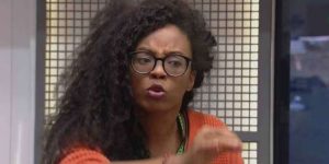 Lumena dá invertida em Lucas no BBB 21 (Foto: Reprodução / TV Globo)