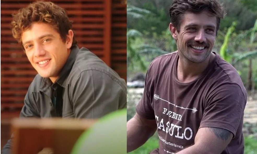 Antes e depois dos atores de A Vida da Gente (Foto: Montagem)