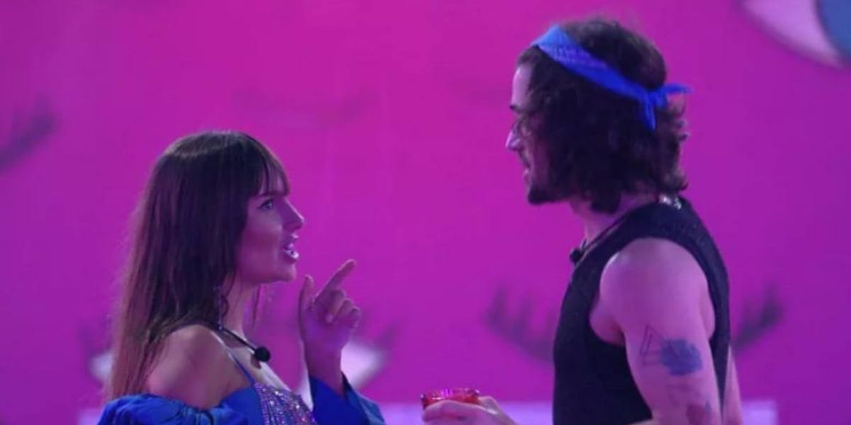 BBB21: Thaís Braz não consegue esconder ciúmes de Fiuk com Sarah - Foto: Reprodução/ TV Globo