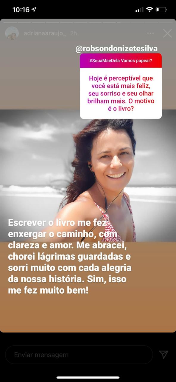 Adriana Araújo desabafa sobre sua vida íntima nas redes sociais (Reprodução) 