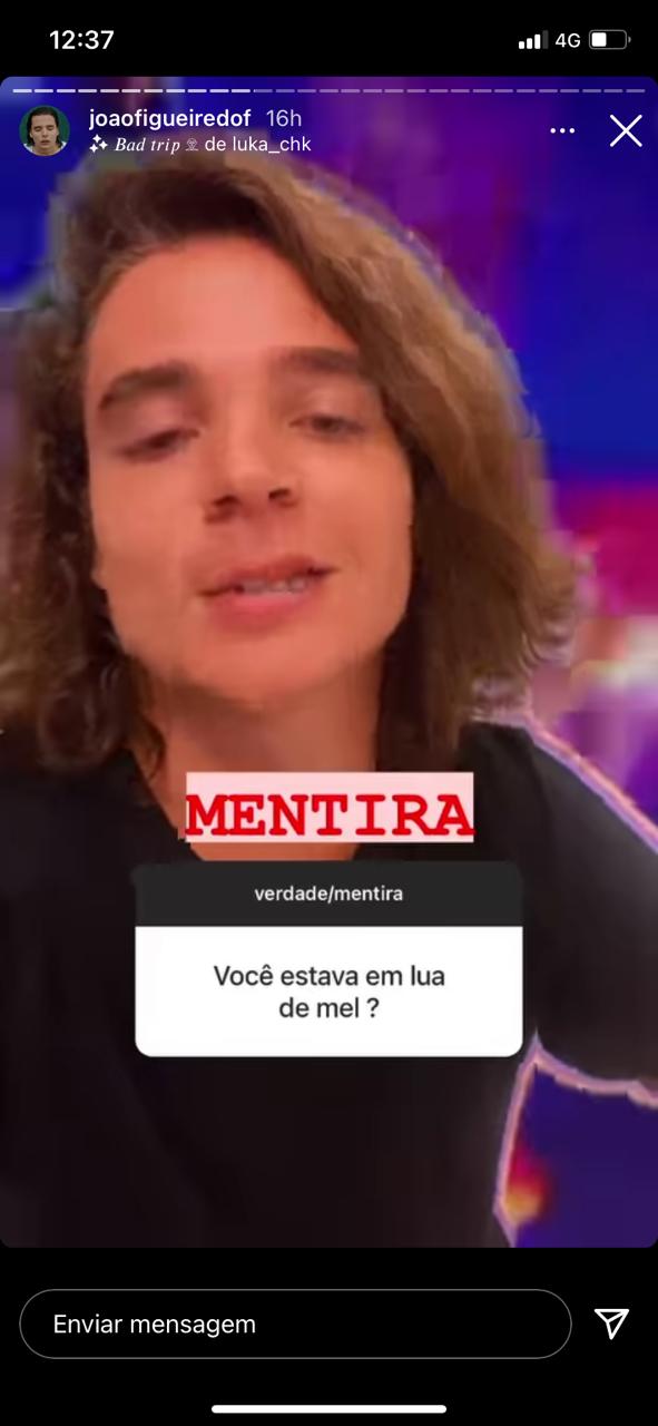 Namorado de Sasha, João Figueiredo, fala sobre casamento (Reprodução) 