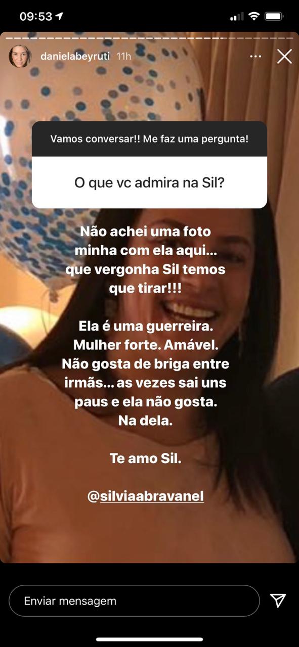 Daniela Beyruti revelou quem é Silvia Abravanel na família (Foto: Reprodução/Instagram)