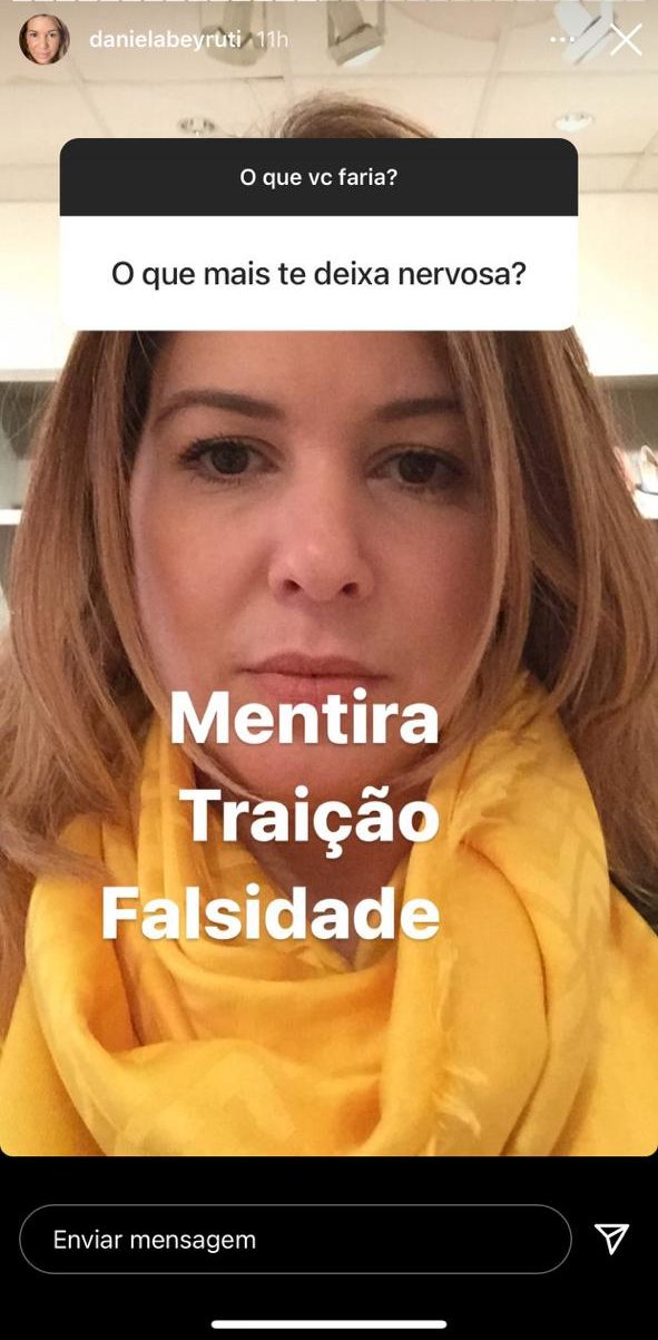 Daniela Beyruti detona o que pensa em seu Instagram (Foto: Reprodução / Instagram)