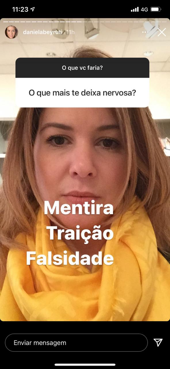 Daniela Beyruti detona o que pensa em seu Instagram (Foto: Reprodução / Instagram)