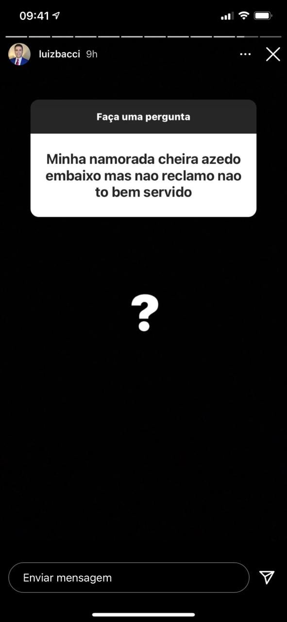 Luiz Bacci fala sobre relações (Reprodução) 