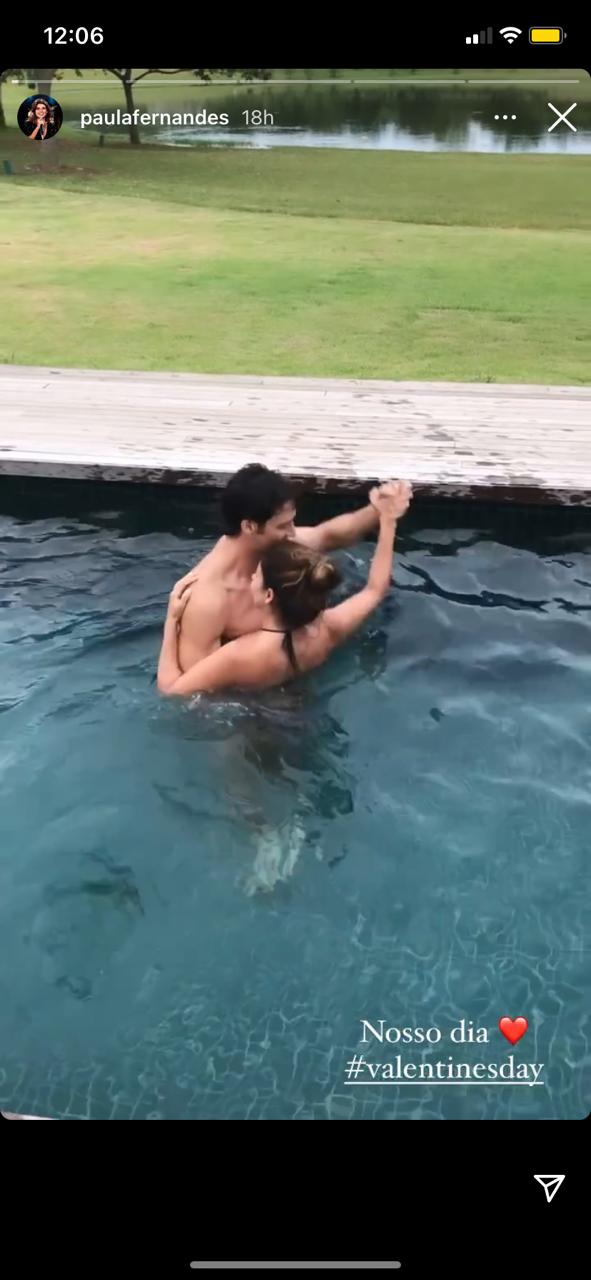Paula Fernandes e namorado (Reprodução)