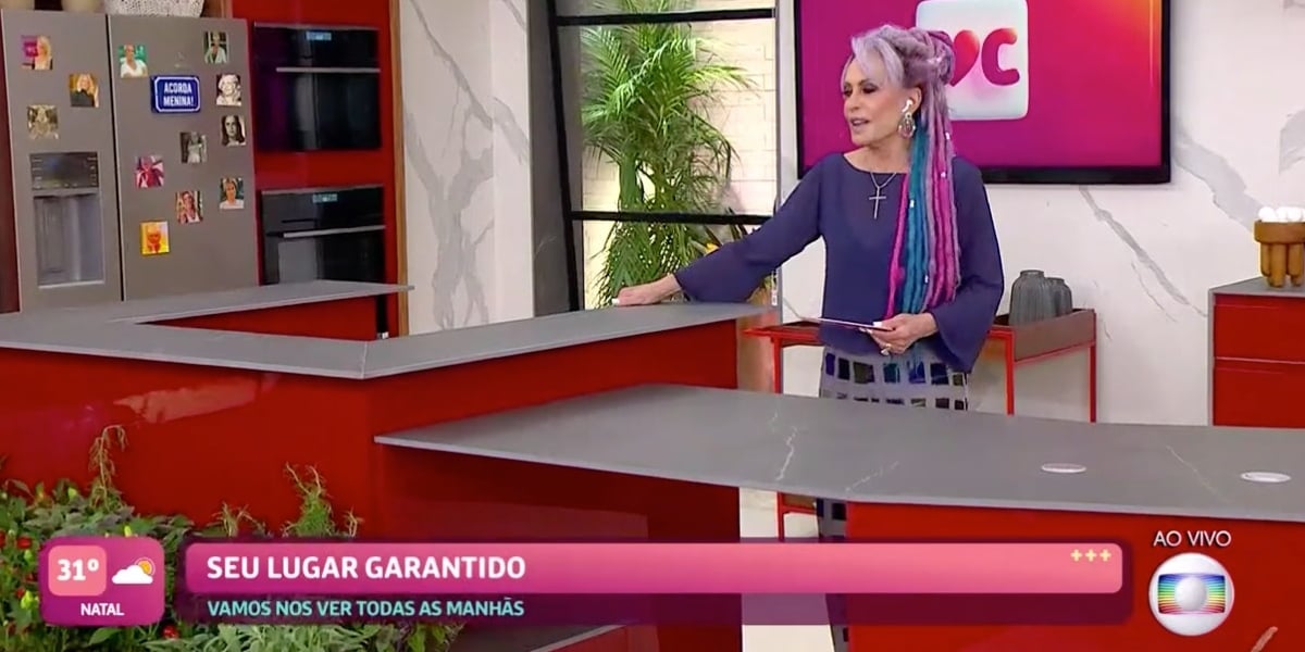 Ana Maria mostra novo espaço de Louro José (Reprodução) 