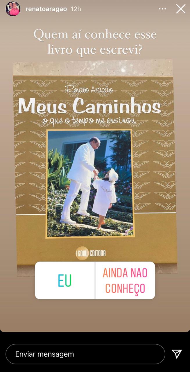 Renato Aragão via stories do Instagram (Foto: Reprodução)