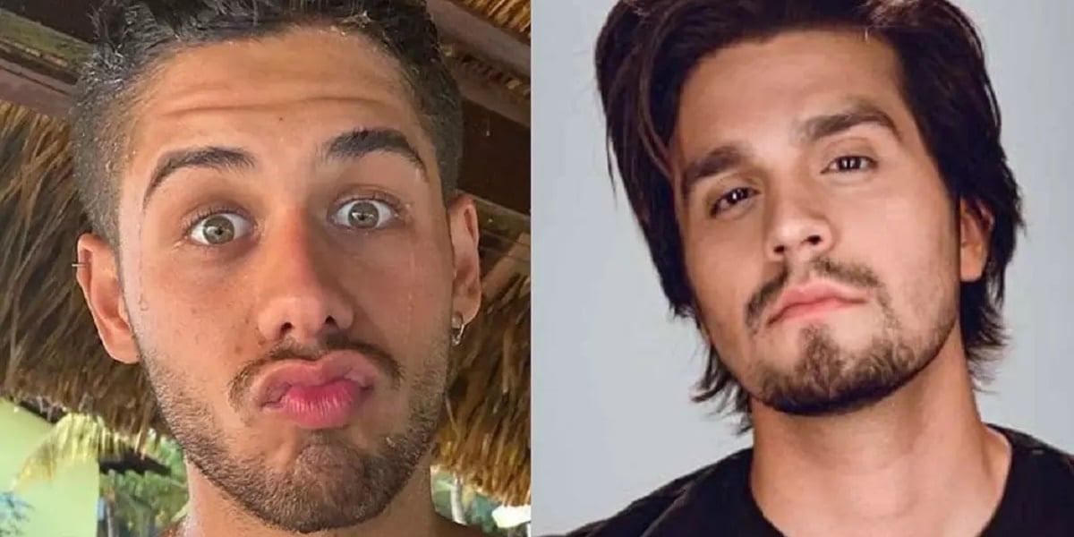 Zé Felipe detonou Luan Santana em brincadeira (Foto: Reprodução)