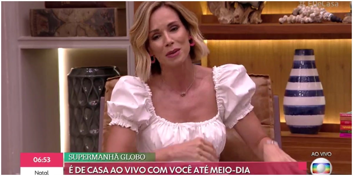 Ana Furtado comentou no É De Casa que já sonhou que estava no BBB e ficou desesperada (Foto: Reprodução)