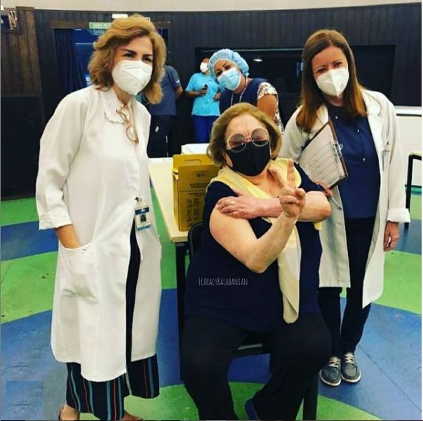 Aracy Balabanian levou injeção (Foto: Reprodução)