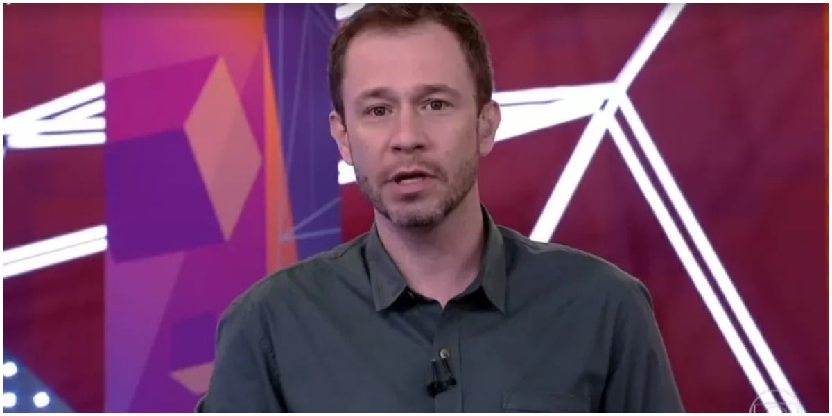 Tiago Leifert é o apresentador do BBB21, da Globo (Foto: Reprodução)