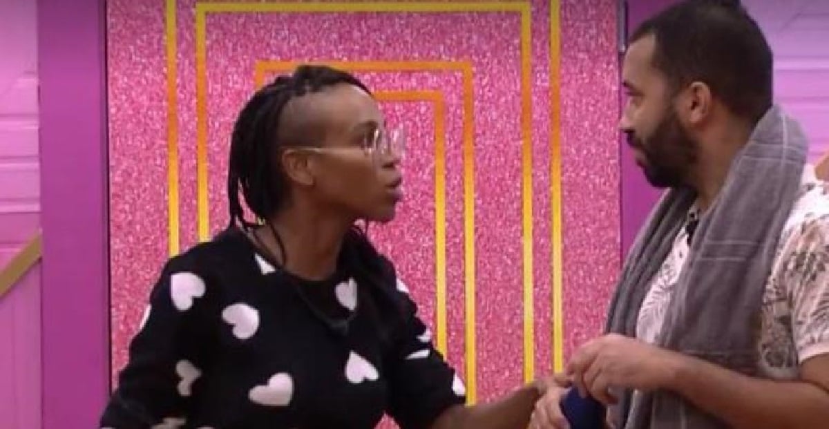 Karol Conká e Gilberto no BBB21 (Foto: Reprodução)