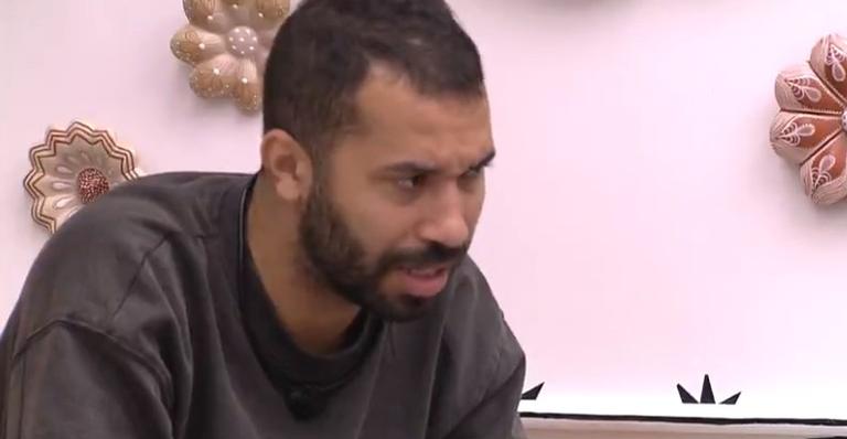 Gilberto criticou a decisão de Carla após a sister mandar Rodolffo, Fiuk e Lumena para o paredão do BBB(Foto: Reprodução/Globo)