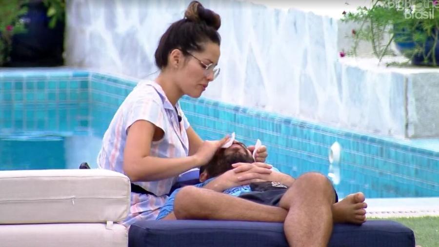 Juliette e Gil no BBB21 (Foto: Divulgação)