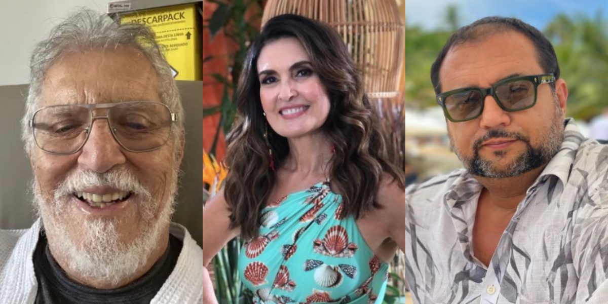 Carlos Alberto, Fátima Bernardes e Geraldo Luís (Reprodução)