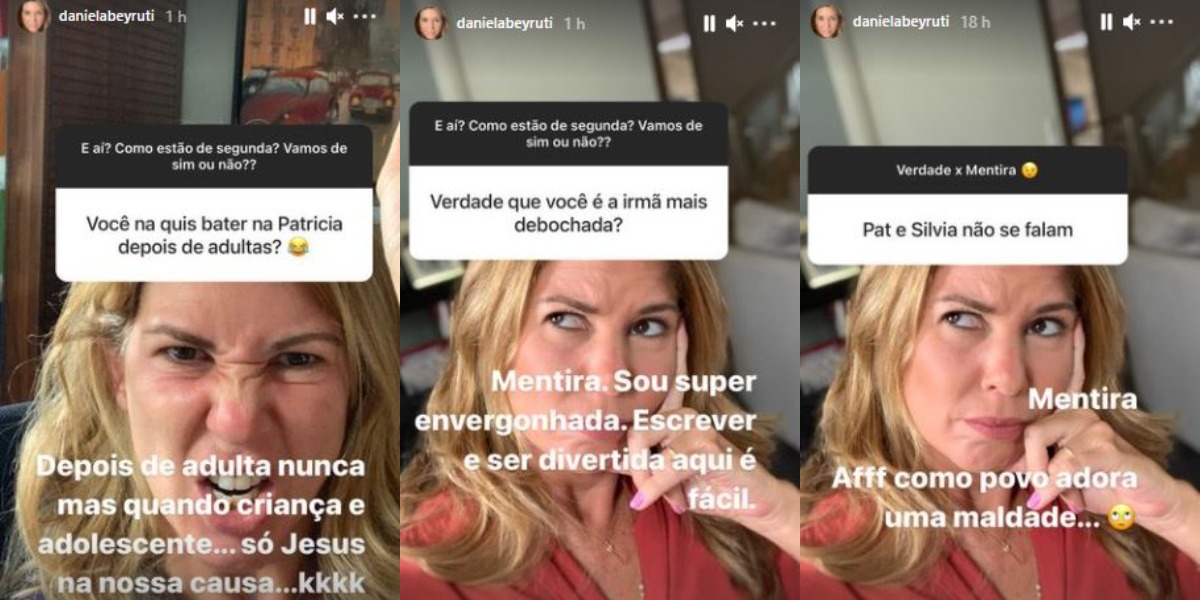 Daniela Beyruti respondeu perguntas sobre as irmãs (Foto: Reprodução/Instagram)