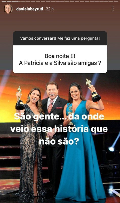 Daniela Beyruti falou sobre a relação das irmãs (Foto: Reprodução)