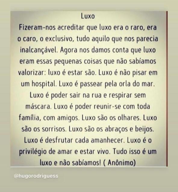 Apresentadora faz reflexão com o texto (Foto: Reprodução)