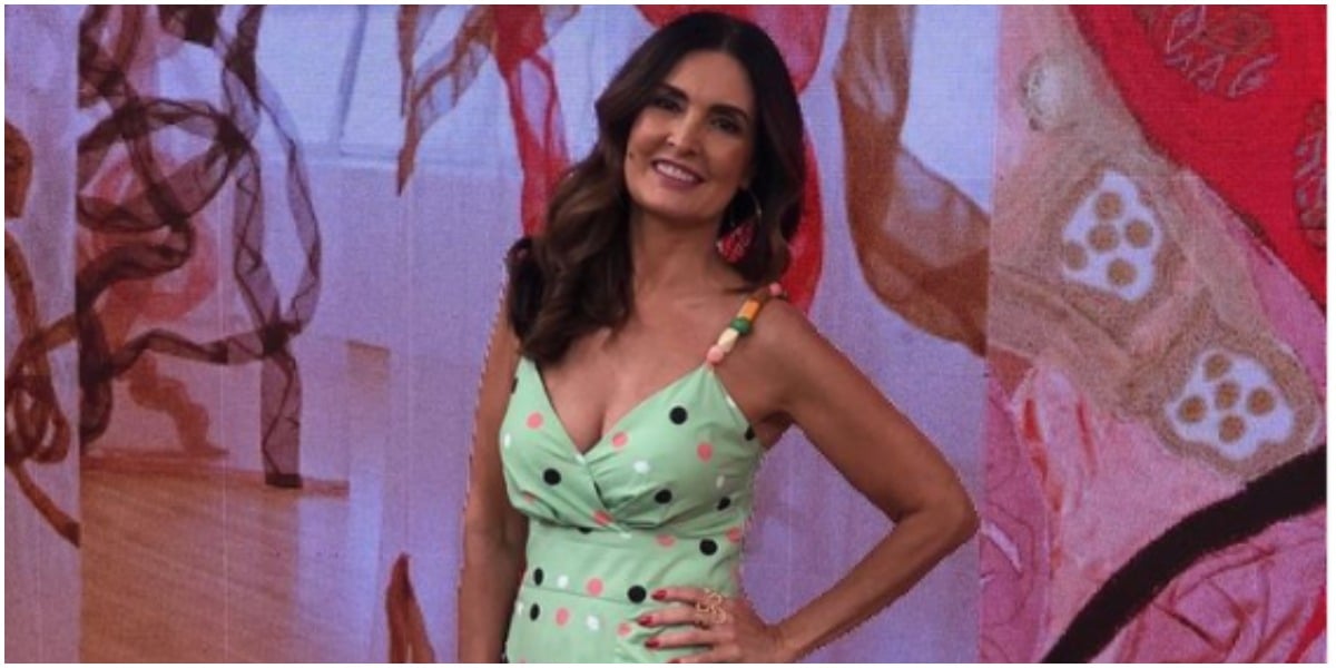 Fátima Bernardes posou ao lado do namorado e se declarou (Foto: Reprodução)