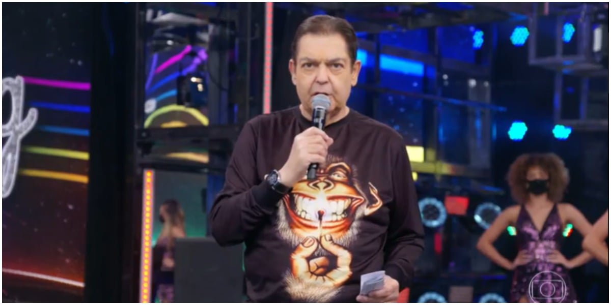 Faustão foi elogiado após Ding Dong e causou com sua felicidade (Foto: Reprodução)