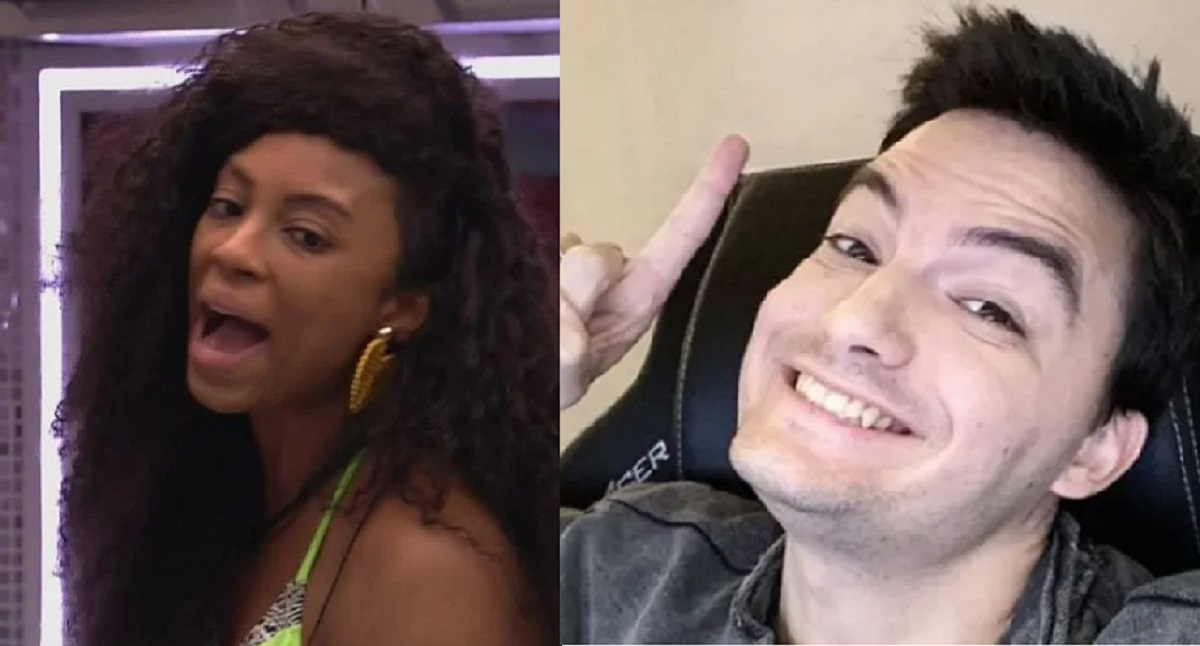 Lumena e Felipe Neto (Foto: Reprodução) BBB21