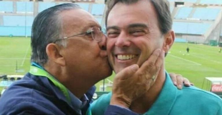 Galvão Bueno e Tino Marcos (Foto: Divulgação)