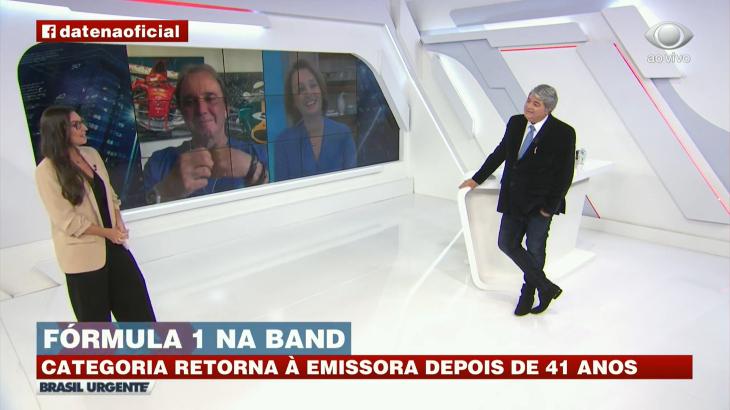 Datena e Glenda Kozlowski (Foto: Divulgação)