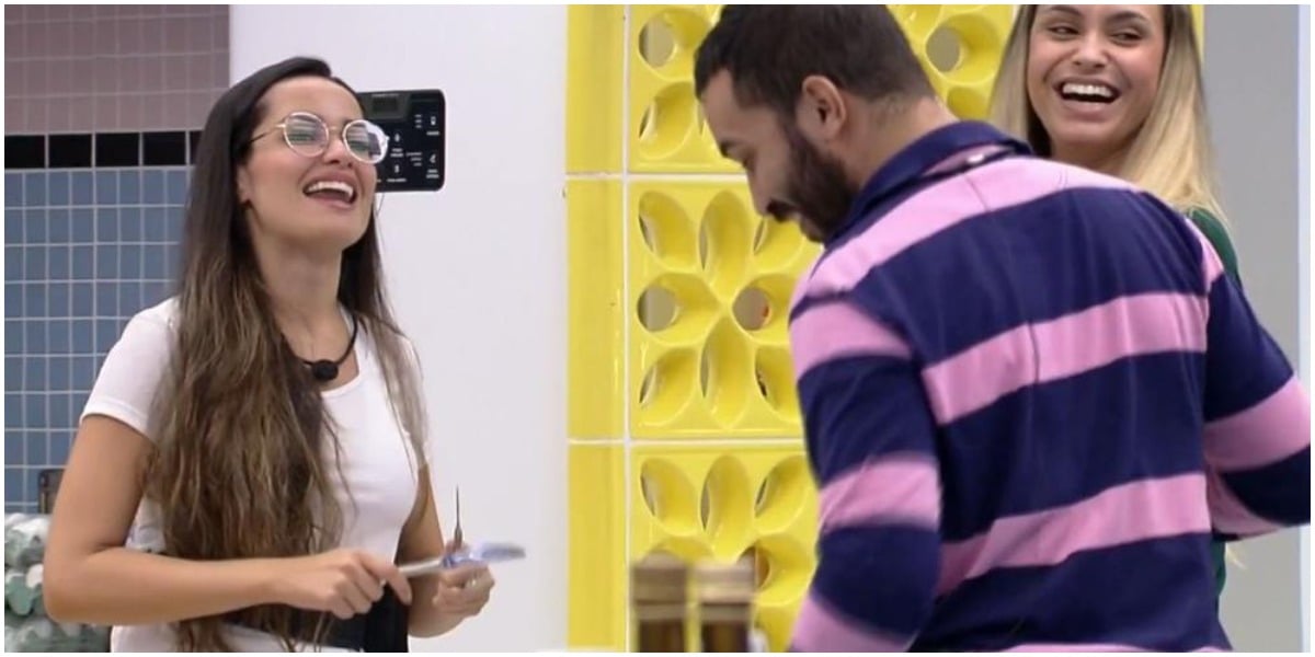 Juliette e Gilberto durante o BBB21 - Foto: Reprodução