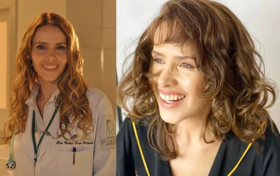 Antes e depois dos atores de A Vida da Gente (Foto: Montagem)