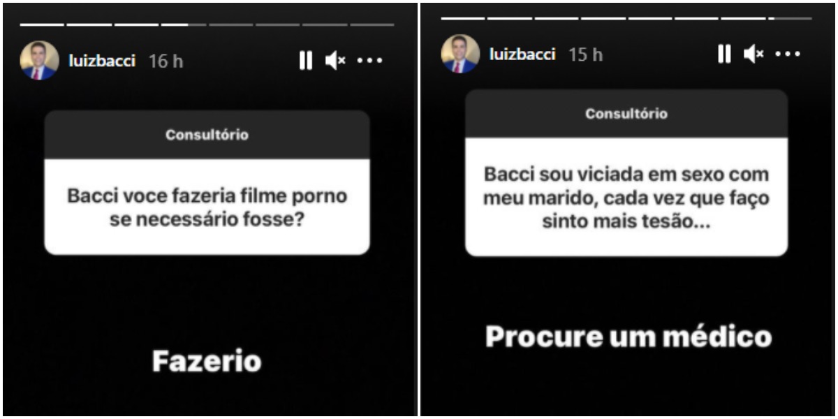 Luiz Bacci usou as redes sociais para responder as perguntas do público (Foto: Reprodução)