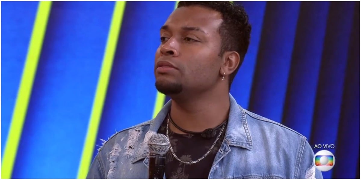 Nego Di ouviu de Tiago Leifert que fez história no BBB21 (Foto: Reprodução)