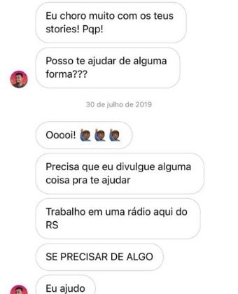 Nego Di enviou mensagens para Luisa Mell (Foto: Reprodução / Instagram)