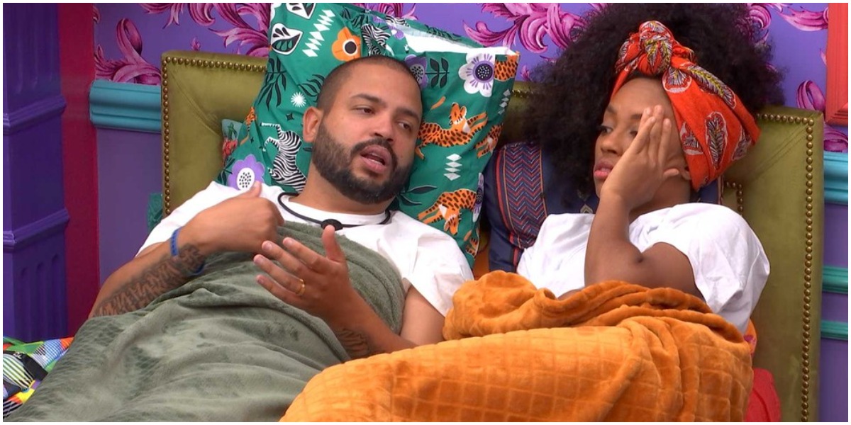 Projota e Lumena discutiram no BBB21 - Foto: Reprodução