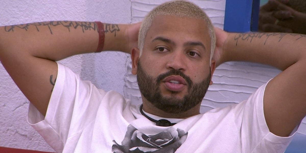 Projota massacra Lucas Penteado no BBB21 (Foto: Reprodução)