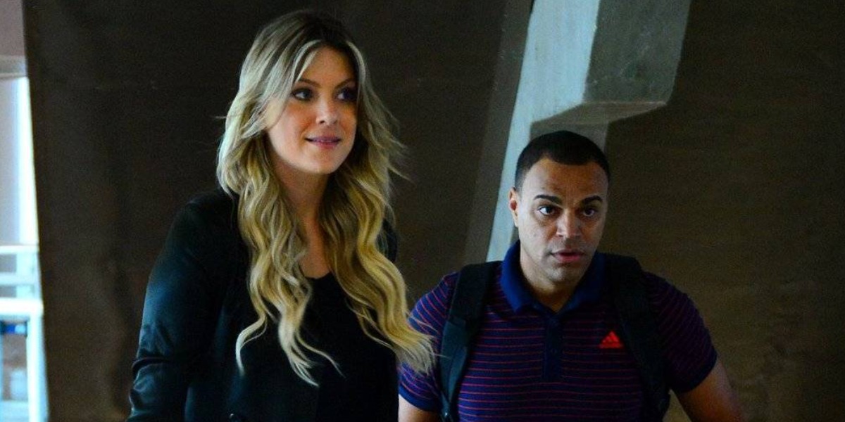 Renata Fan e Denilson vivem relação de amor e ódio na Band (Foto: AgNews)