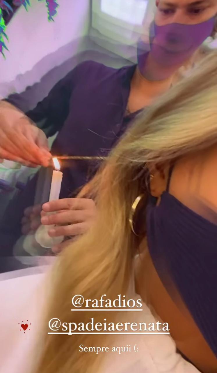 Filha de Xuxa muda de visual (Foto: Reprodução)