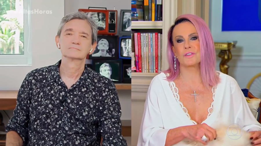 Ana Maria Braga conversou com Serginho Groisman (Foto: Reprodução)