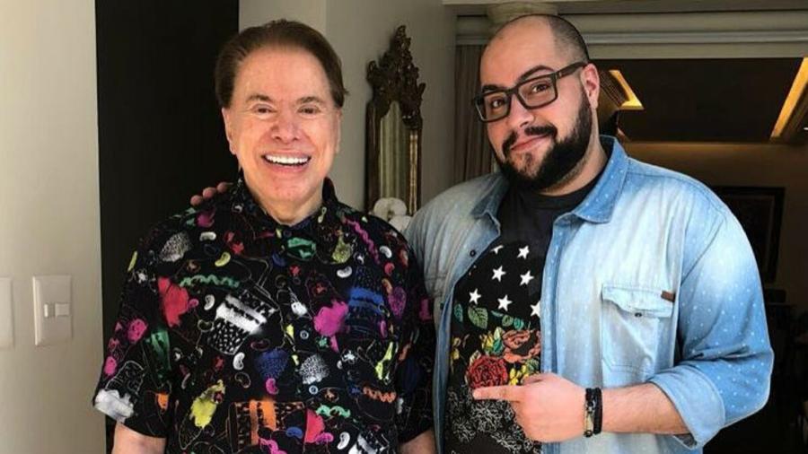 Tiago Abravanel e Silvio Santos
