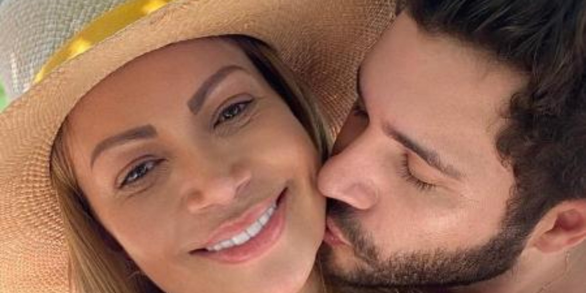 Solange Almeida e Monilton Moura (Foto: Reprodução)