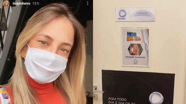 Apresentadora não conseguiu acesso ao camarim